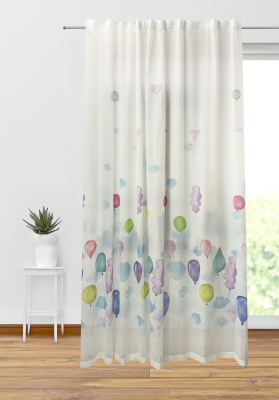 Tenda in etamine palloncini