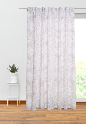 Tenda in misto lino daniela grigio