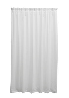 Tenda in misto lino bianco ottico