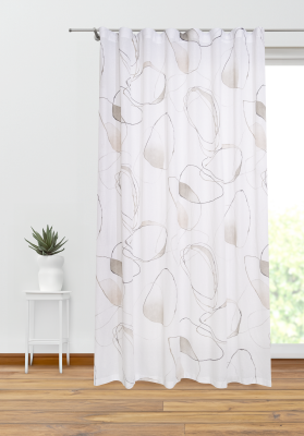 Tenda a onda in mistolino laura beige