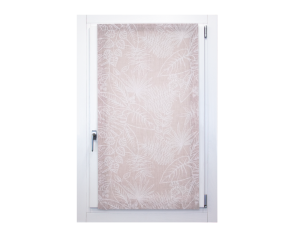 Pannello a vetro in misto lino daniela beige