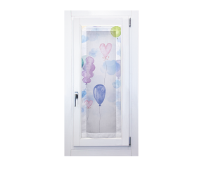 Vetrasse teso in etamine palloncini