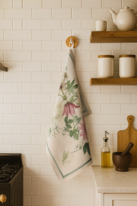 Canovaccio in puro lino Fiori