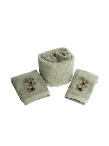 Cestino Porta Lavette con Ricamo PINO