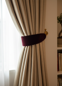 Bracciale raccogli tenda in velluto