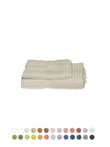 Set asciugamani nido d'ape