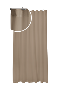 Tenda a onda in etamine beige