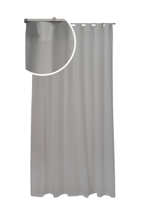 Tenda a onda in etamine grigio