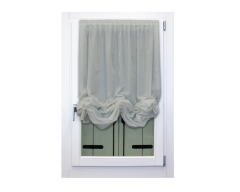 Pacchetto arricciato a vetro in etamine grigio