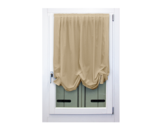 Pacchetto arricciato a vetro in georgette beige