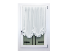 Pacchetto arricciato a vetro in georgette bianco ottico