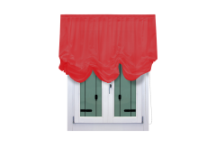 Pacchetto arricciato in etamine rosso