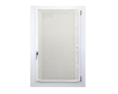 Pannello a vetro in dévoré ramage bianco