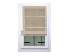 Pacchetto steccato a vetro in etamine beige