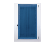 Pannello a vetro in etamine blu