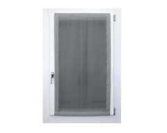 Pannello a vetro in etamine grigio scuro