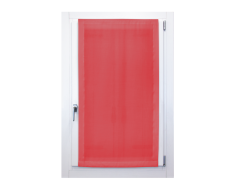 Pannello a vetro in etamine rosso