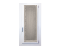 Pannello a vetro in misto lino stone wash tortora