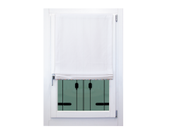 Pacchetto a vetro in etamine bianco naturale POMPON