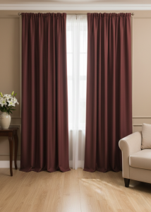 Tenda in oscurante prugna