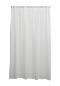 Tenda in georgette bianco naturale